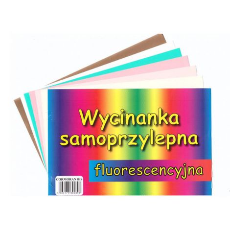 Wycinanka samoprzylepna A4/6 Cormoran Fluo - 2